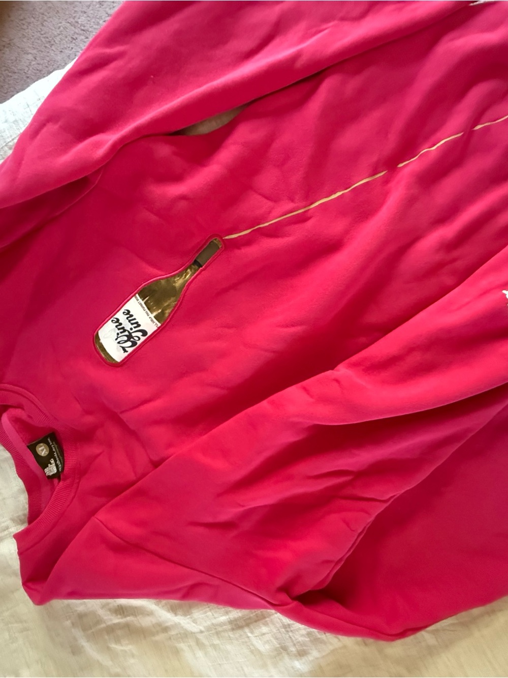 Mr. Eatwellx Heather McMahan collab hot pink “Wine Suit”